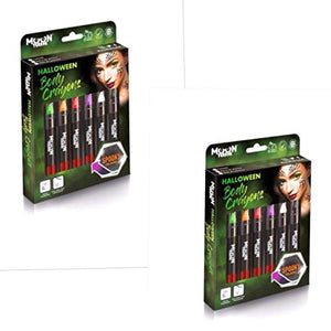 Fancy Dress World Moon Terror Halloween Body Crayons 6 Spooky Sticks