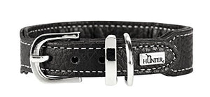 Collar Cannes Mini, 37 Black, Leather | Hunter