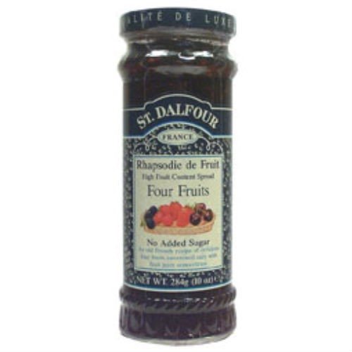 St Dalfour Four Fruits Fruit Spread 284g X 5 (Pack of 5)