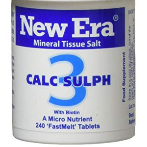 New Era Number 3 Calc. Sulph. Tablets - Pack of 240