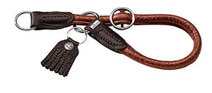 Training Collar Round & Soft Cody, 50/10 Bison Leather, Cognac | Hunter