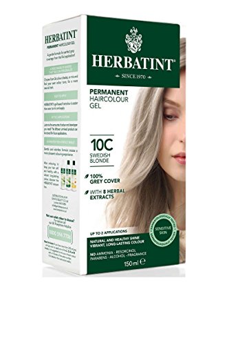 Herbatint 150 ml Number 10C Swedish Blonde Permanent Herbal Hair Colour Gel