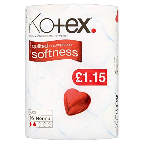 Kotex Maxi Normal Sanitary Towel Pads, 16 Pads