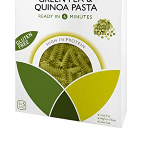Clearspring Organic Gluten Free Green Pea and Quinoa Pasta, 250g (Pack of 4)