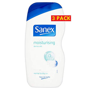 Sanex Dermo Moisturising Shower Gel 500 ml x (3 PACK)