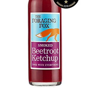 Foraging Fox Beetroot Ketchup - 255g - 100% Natural, No Artificial Flavours, Made with Quality Beetroot (Smoked x 1)