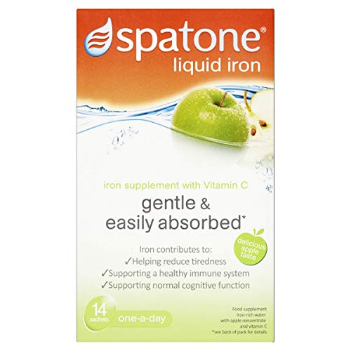 Spatone Liquid Iron Supplement with Vitamin C 14 Sachets, 14 Units