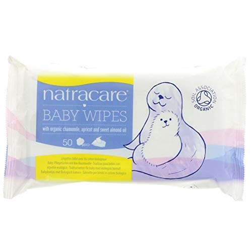 Natracare Organic Cotton Baby Wipes 50's