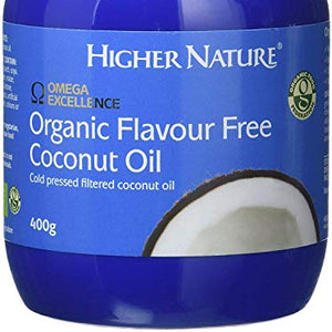Higher Nature Omega Excellence Organic Coconut Butter Spread - 400g (Pack of 2)