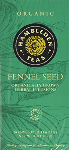 Organic Fennel Seed Teabags 40 g (Pack of 6, Total 240 g)