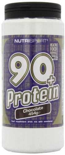NUTRISPORT - Aspartame Free 90+ Protein - Chocolate 454g (PACK OF 1)