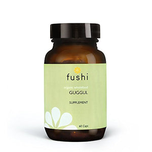 Fushi Organic Guggul, 60 Caps | Fresh-Ground Whole Food | Purifying herb in Ayurveda for Weight Loss & Strengthening digestive system (indigestion, constipation) | Vegan & Ethical | Made in the UK