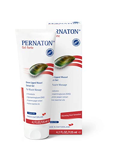 Pernaton Green Lipped Mussel Gel Forte for Muscle Massage, 125 ml