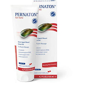 Pernaton Green Lipped Mussel Gel Forte for Muscle Massage, 125 ml