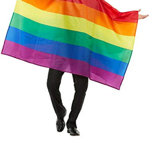 Smiffys 50978 Rainbow Flag Costume, Unisex Adult, Multi-Colour, One Size