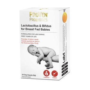 Proven Probiotics Lactobacillus & Bifidus for Breast Fed Babies - Full of Lab4 Friendly Bacteria