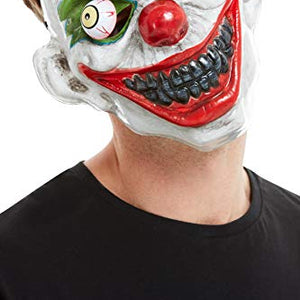 Smiffys 52158 Clown Mask, Men, White