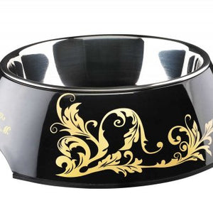 Melamine Bowl Ricarda M. 350 Ml Black/Gold  Pack Of 2 | Hunter