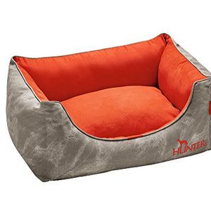 Dog Sofa Belfast 80X60 Cm Grey/Orange | Hunter