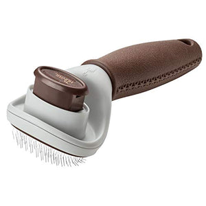 Slicker Brush Spa Self-Cleaning, Small Brown/Grey  Pack Of 3 | Hunter