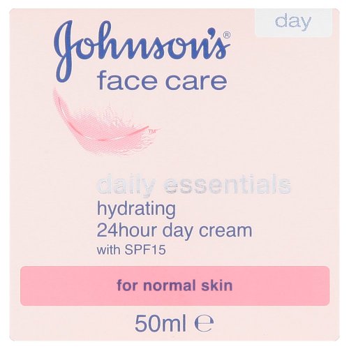 Johnson's Face Care Daily Essentials Hydrating 24 Hour Day Cream with SPF15 50ml