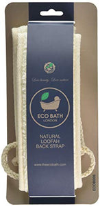 Eco Bath Natural Loofah Strap Single