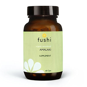 Fushi Organic Amalaki Capsules, 60 Caps | Fresh-Ground & Whole Food | Rich in Vitamin C | Natural Anti-inflammatory, Detoxifies the Body | Bio-dynamically Grown, Cold Processed, Vegan |Made in the UK