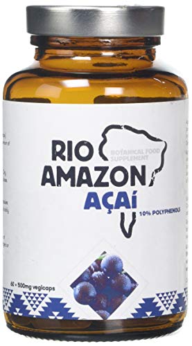 Rio Amazon 500mg Acai - Pack of 60 Vegetarian Capsules