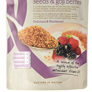 Linwoods Organic Milled Flax, Sunflower, Pumpkin, Sesame Seeds and Goji Berries 425 g