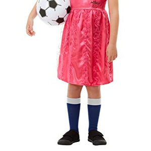 Smiffys 48756T Officially Licensed David Walliams The Boy in The Dress Deluxe Costume, Pink, Teen Age 12 Years +