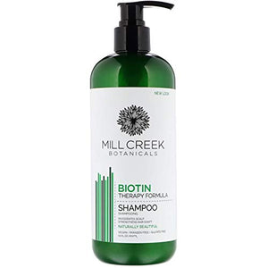 Pack of 2 x Mill Creek Biotin Shampoo - 16 fl oz