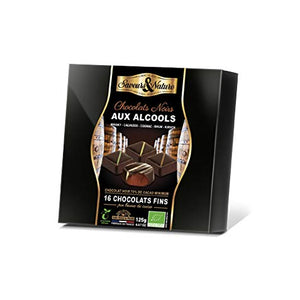 Saveurs & Nature Chocolates with Alcohol Ganache 125g