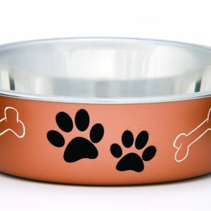 Metallic Bella Bowls Large-Copper | Loving Pet Products