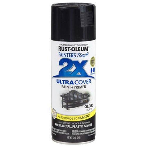 Rust-Oleum 249122 Painter's Touch Multi Purpose Spray Paint, 12-Ounce, Black