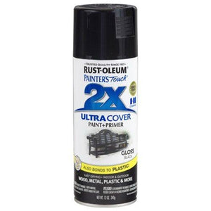 Rust-Oleum 249122 Painter's Touch Multi Purpose Spray Paint, 12-Ounce, Black
