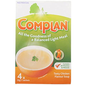 Complan Chicken Flavour Nutritional Drink - 4 x 55g Sachets