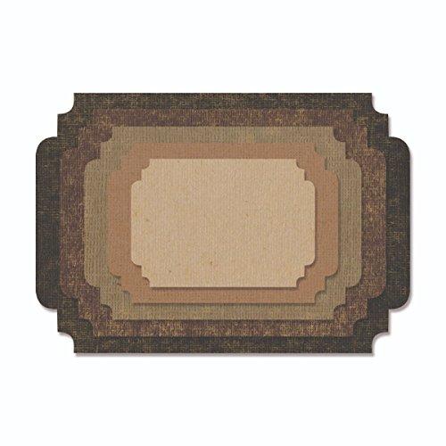 Sizzix Thinlits Die Set - 662695 Stacked Label by Tim Holtz