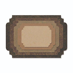 Sizzix Thinlits Die Set - 662695 Stacked Label by Tim Holtz