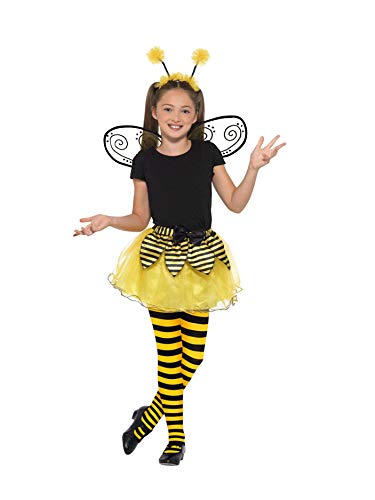 Smiffy's 49723 Bumblebee Kit, Girls, Black/Yellow, Medium