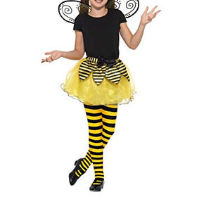 Smiffy's 49723 Bumblebee Kit, Girls, Black/Yellow, Medium