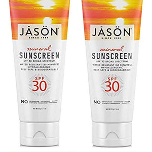 Jason Spf#30 Mineral Sunscreen 4oz Tube (2 Pack)