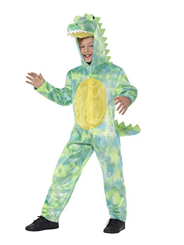 Smiffys 48353S Deluxe Dinosaur Costume, Green, S - UK Age 4-6 yrs