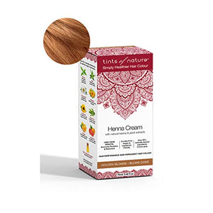 Tints of Nature Henna Cream Semi-Permanent Hair Colour, Golden Blonde