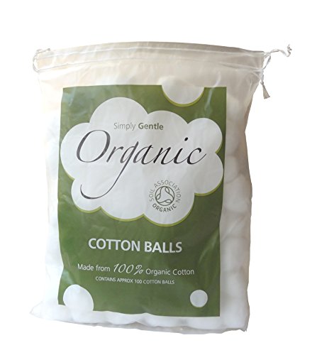 Simply Gentle Organic Cotton - Pack of 100 Balls (Pack of 3 - 300 Balls)