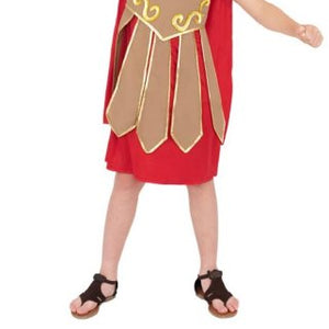 Gladiator Costume Includes Tunic, Cape and Hat - Small