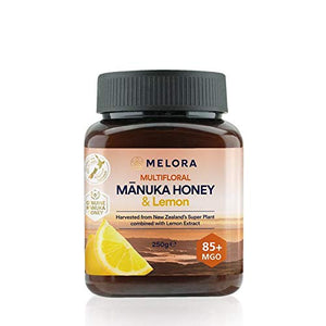 Melora Manuka Honey & Lemon 85+MGO 250g