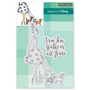 Penny Black All Fours Cling Unmounted Rubber Stamp (40-606)