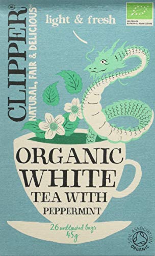 Clipper Organic White Tea with Peppermint 26 Teabags