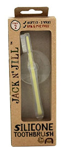 Jack N Jill Silicone Toothbrush 1-4 years 1brush X 3 (Pack of 3)