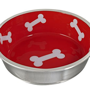 Robusto Bowl For Dogs, Medium, Red | Loving Pet Products